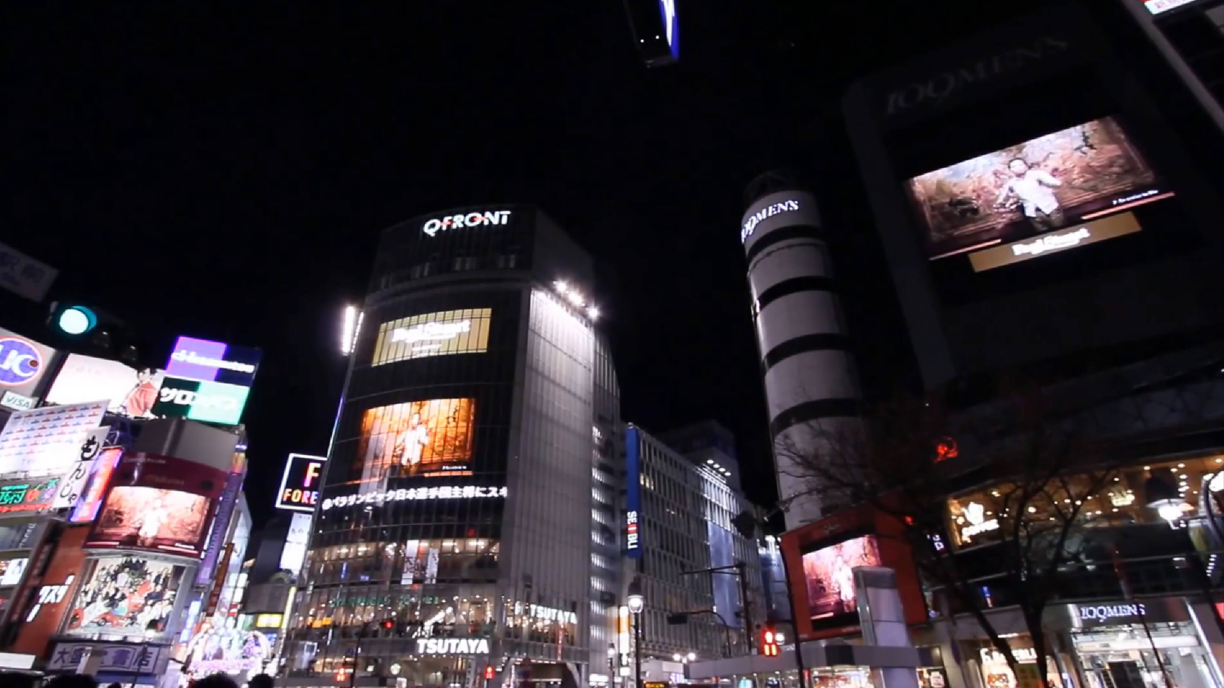 4基の大画面がシンクロ！！渋谷を迫力の映像とサウンドでジャックするには！