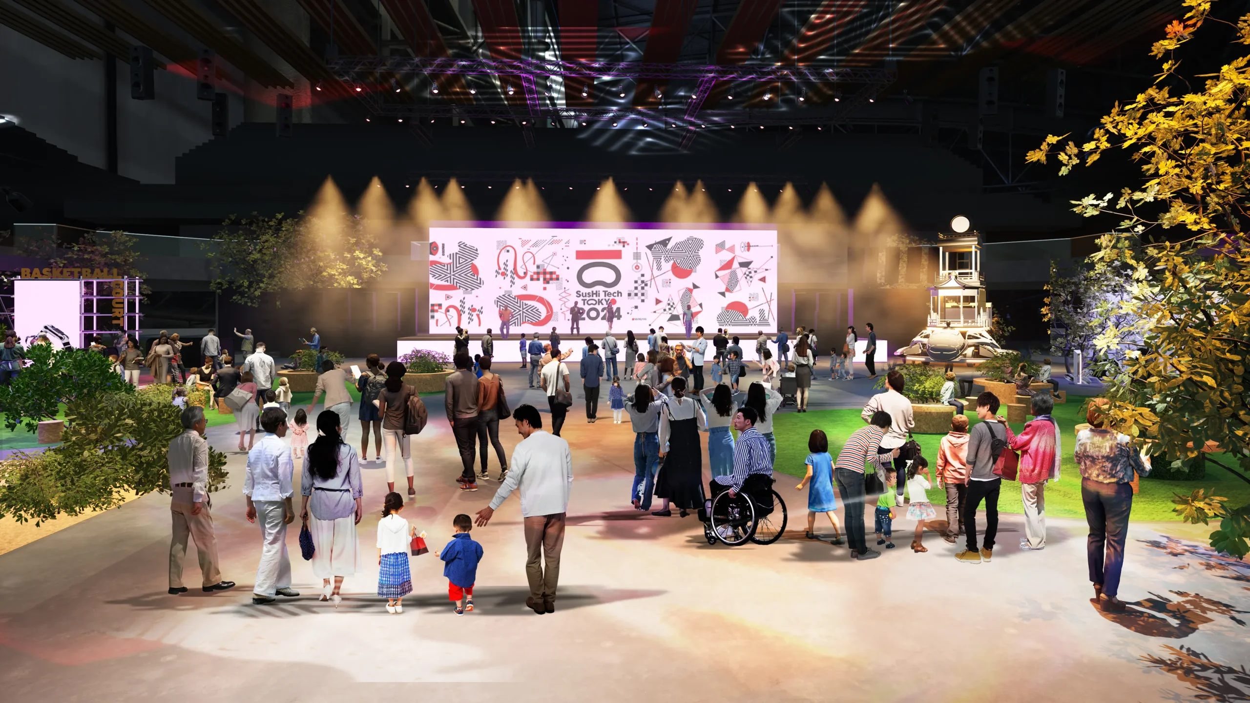 「SusHi Tech Tokyo 2024」にて、 LED TOKYOがショーケースプログラムに使用する全てのLEDビジョンを提供します。